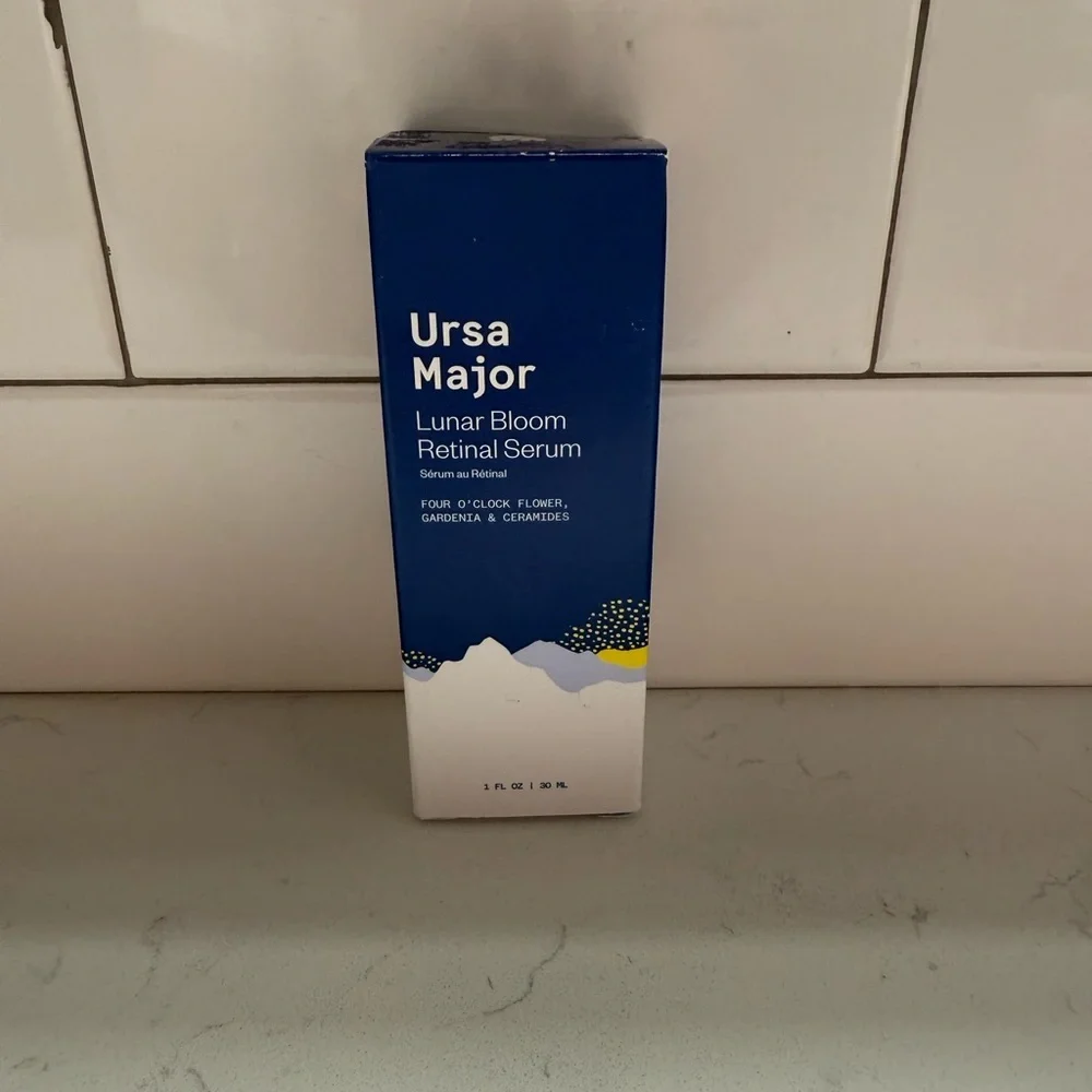 Ursa‎ Major Lunar Bloom Retinal Serum 1oz NIB | Clean Vegan Night Skincare